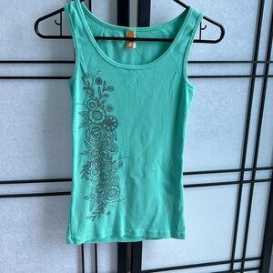 Lucy designer ribbed tank top